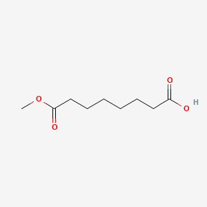Molecular structure of Suberic acid monomethyl ester