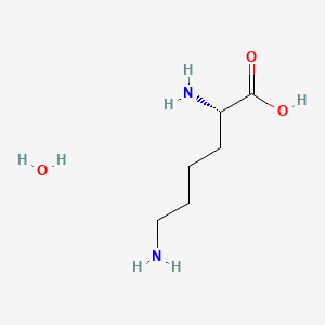 Molecular structure of L(+)-Lysine monohydrate
