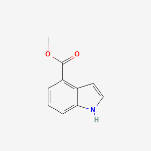 Molecular structure of Methyl indole-4-carboxylate
