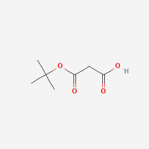 Molecular structure of 3-tert-Butoxy-3-oxopropanoic acid
