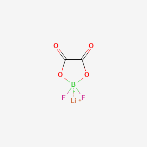 Molecular structure of Lithium Difluoroxalate Borate (LiODFB)