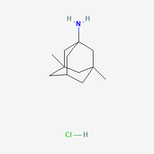 Molecular structure of Memantine hydrochloride