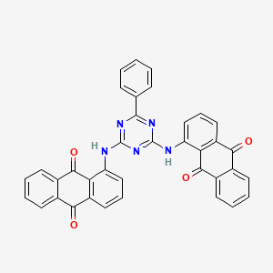 Molecular structure of Pigment Yellow 147