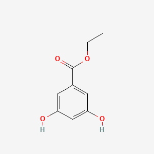 Molecular structure of Ethyl 3,5-dihydroxybenzoate