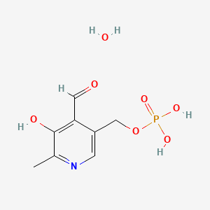 Molecular structure of Pyridoxal 5-phosphate monohydrate