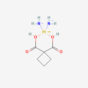 Molecular structure of Carboplatin