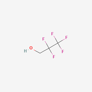 Molecular structure of Pentafluoro-1-propanol