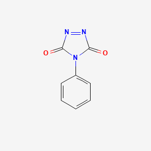 Molecular structure of 4-Phenyl-1,2,4-triazoline-3,5-dione