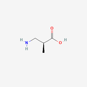 Molecular structure of L-beta-Aminoisobutyric acid