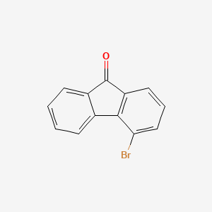 Molecular structure of 4-bromo-9h-fluoren-9-one