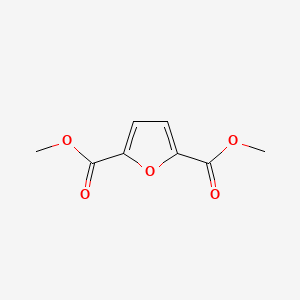 Molecular structure of Dimethyl furan-2,5-dicarboxylate