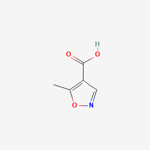 Molecular structure of 5-Methyl-4-isoxazolecarboxylic acid