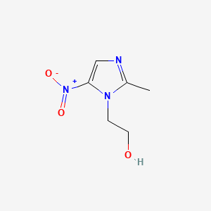 Molecular structure of Metronidazole