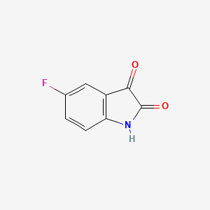 Molecular structure of 5-Fluoroisatin