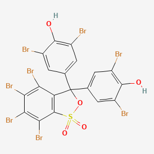 Molecular structure of Tetrabromophenol Blue
