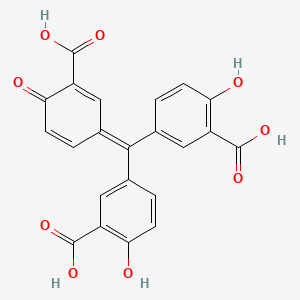 Molecular structure of Aurintricarboxylic Acid
