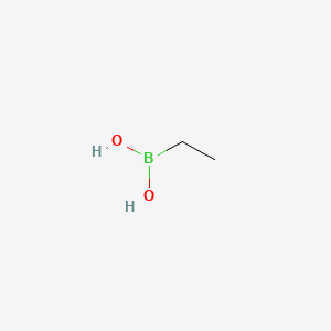 Molecular structure of Ethylboronic acid