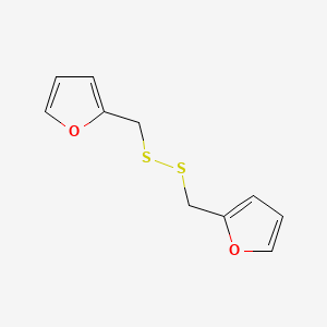 Molecular structure of Difurfuryldisulfide