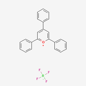 Molecular structure of 2,4,6-Triphenylpyrylium tetrafluoroborate