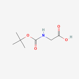 Molecular structure of Boc-Glycine