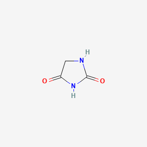 Molecular structure of Hydantoin