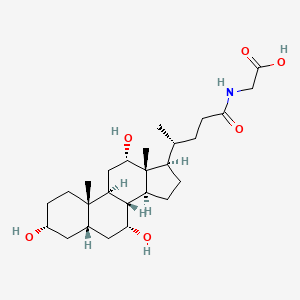 Molecular structure of Glycocholic acid
