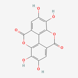 Molecular structure of Ellagic acid