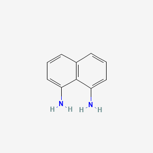 Molecular structure of 1,8-Diaminonaphthalene