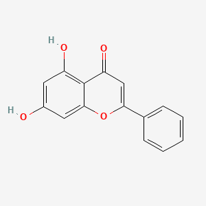 Molecular structure of Chrysin