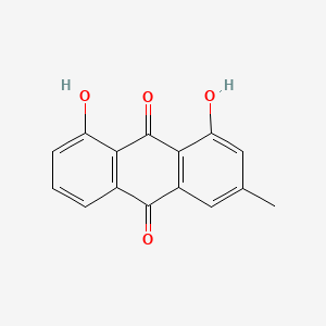 Molecular structure of Chrysophanic acid