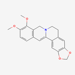 Molecular structure of Dihydroumbellatine
