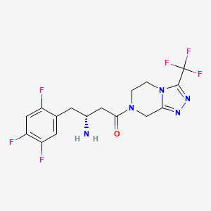 Molecular structure of Sitagliptin