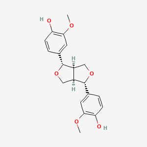 Molecular structure of (+)-Pinoresinol