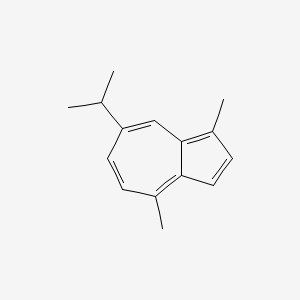 Molecular structure of Guaiazulene