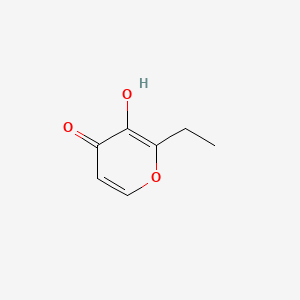 Molecular structure of Ethyl maltol