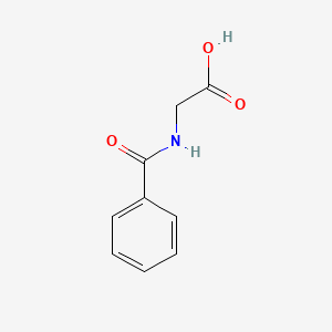 Molecular structure of Hippuric acid