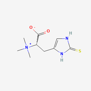 Molecular structure of L(+)-Ergothioneine