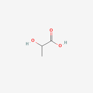 Molecular structure of Lactic acid