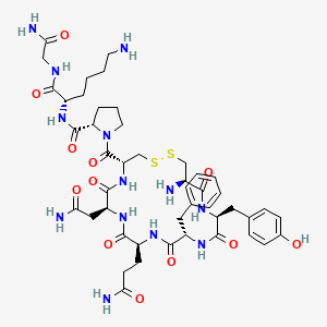 Molecular structure of Lypressin
