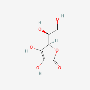 Molecular structure of L(+)-Ascorbic acid