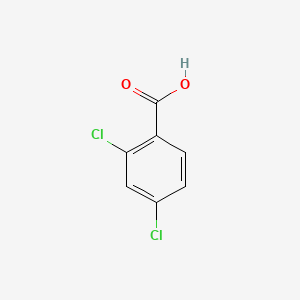 Molecular structure of 2,4-Dichlorobenzoic acid
