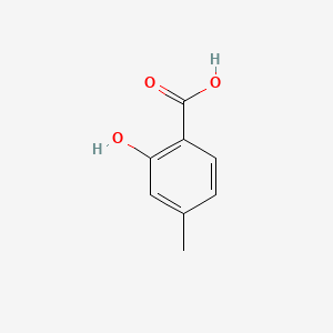 Molecular structure of 4-Methylsalicylic acid