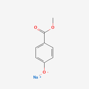 Molecular structure of Sodium methylparaben