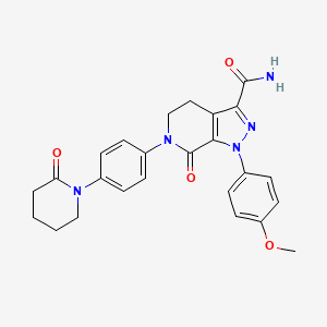 Molecular structure of Apixaban