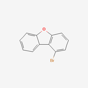 Molecular structure of 1-bromodibenzob,dfuran