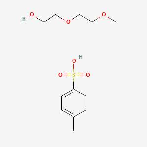Molecular structure of m-PEG3-Tos