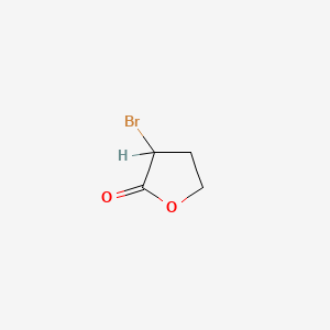 Molecular structure of 2-Bromo-4-butanolide