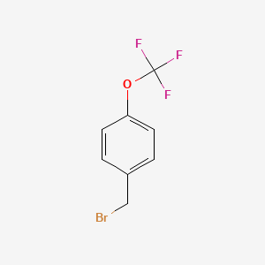 Molecular structure of 4-(Trifluoromethoxy)benzyl bromide