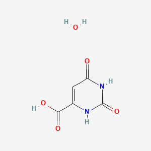 Molecular structure of Orotic acid monohydrate
