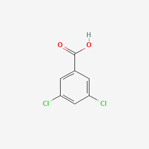 Molecular structure of 3,5-Dichlorobenzoic acid